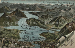 12418615 Luzern LU Gebirgskarte Luzern - Andere & Zonder Classificatie