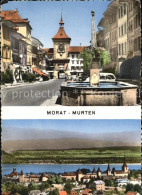 12418585 Murten Morat Brunnen Stadttor Gesamtansicht Murten - Andere & Zonder Classificatie