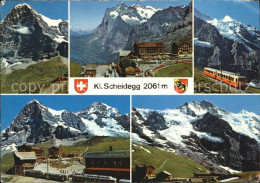 12415945 Scheidegg BE Eiger-Nordwand Wetterhorn Jungfraubahn Eiger Moench  Schei - Andere & Zonder Classificatie