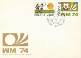 Poland FDC.2168-69: World Football Championship 1974 - FDC