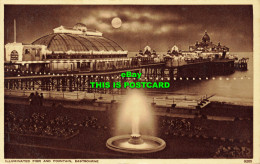 R598087 Eastbourne. Illuminated Pier And Fountain. 1956 - Monde