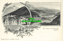 R595098 Engadin. St. Moritz Bad. Villa Meyer. Engadin Press. No. 4143. Multi Vie - Monde