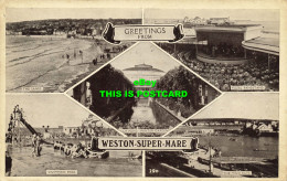 R598092 Greetings From Weston Super Mare. Swimming Pool. The Two Bays. The Sands - Monde