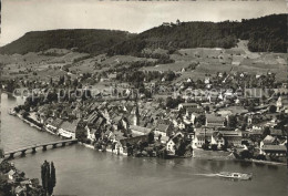 12389855 Stein Rhein Fliegeraufnahme Mit Burg Hohenklingen Stein Am Rhein - Altri & Non Classificati