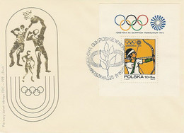 Poland FDC.block 44: Olympic Games 1972 Munich - FDC