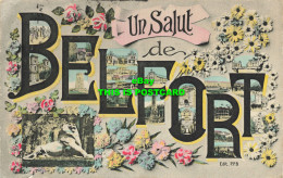 R598101 Un Salut De Belfort. P. P. B. Multi View. 1910 - Monde