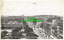 R594803 Edinburgh. Princes Street From The Scott Monument. Valentine. Silveresqu - Monde