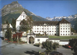 12379315 Engelberg OW Klosterkirche Mit Hahnen Engelberg - Other & Unclassified