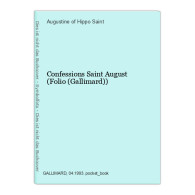 Confessions Saint August (Folio (Gallimard)) - Other & Unclassified