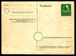 ENTIER POSTAL - GANZSACHE - THÜRINGEN -  - Otros & Sin Clasificación