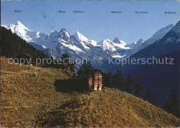 12371655 Anniviers Val D Anniviers Grimentz VS Bergkette Rothorn Besso Gabelhorn - Sonstige & Ohne Zuordnung