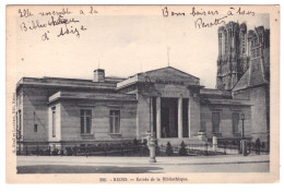 REIMS - Entrée De La Bibliothèque  - Reims