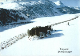 12371305 Engadin GR Skimarathon Silsersee St Moritz - Other & Unclassified