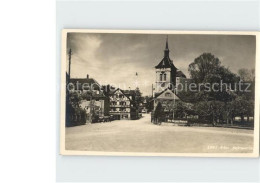 12363455 Arbon  TG Hafenpartie Rot Kreuz Garten Kirche  - Sonstige & Ohne Zuordnung