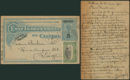 Congo Belge - EP Au Type N°31 (SBEP) + N°54 Expédié De Kambove (1912) + Manusc. "Dilolo Par Elisabethville" > Liège - Interi Postali