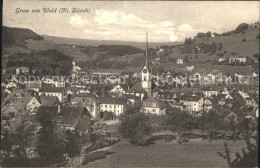 12358635 Wald ZH Ortsansicht Mit Kirche Wald ZH - Autres & Non Classés