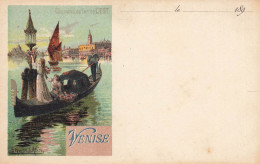 Venise * CPA Illustrateur Hugo D'Alesi * 189... * Chemins De Fer De L'est * Art Nouveau Jugendstil * Venezia Italia - Venetië (Venice)