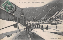 Lac De SYLANS Près Nantua (Ain) - Récolte De La Glace - Voyagé 1913 (2 Scans) - Sin Clasificación