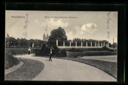 AK Magdeburg, Blick Auf Den Festplatz Rotehorn  - Magdeburg