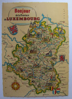 BELGIQUE - LUXEMBOURG - Carte De La Province - Sonstige & Ohne Zuordnung