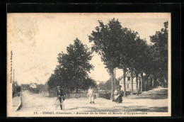 CPA Ussel, Avenue De La Gare Et Route D`Eygurandes  - Ussel