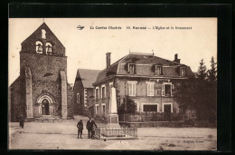 CPA Sornac, L`Eglise Et Le Monument  - Sonstige & Ohne Zuordnung