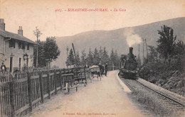 SIMANDRE-sur-SURAN (Ain) - La Gare Avec Train - Voyagé 1923 (2 Scans) - Sin Clasificación