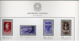 Italia 1953 Annata Completa Usata - Volledige Jaargang