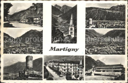 12336395 Martigny VS Orts Und Teilansichten Kirche Burg Bruecke Martigny VS - Other & Unclassified
