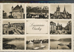 12336165 Lausanne Ouchy Chateau Quai Hafen Kathedrale Lausanne Ouchy - Andere & Zonder Classificatie