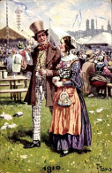 Artiste CPA Oktoberfest Um 1810, Paar In Trachten - Andere & Zonder Classificatie
