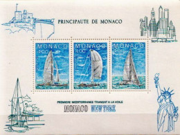 Monaco MNH Minisheet - Vela