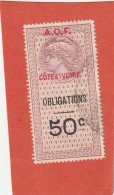 A.O.F Côte D'Ivoire Obligations  50 C - Gebruikt
