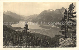 12334595 Silvaplana GR Blick Von Hahnensee Auf Silvaplanersee Silvaplana - Andere & Zonder Classificatie