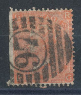 GB  N°32 Victoria 4p Rouge-orange De 1865 Planche 11 - Used Stamps