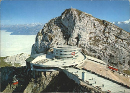 12329465 Pilatus Kulm Hotel Bellevue Zahnradbahn Seilbahn Nebelmeer Alpenpanoram - Sonstige & Ohne Zuordnung