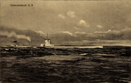 CPA Deutsches Unterseeboot, U-Boot U 9, Kaiserliche Marine - Other & Unclassified