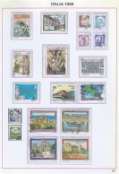 Italia 1988 Annata Completa Usata 39 Valori - Annate Complete