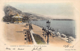 CASINO De MONTE-CARLO - Terrasses Des Jardins - Ed. ND Phot. Neurdein 526 Aquarellée - Sonstige & Ohne Zuordnung