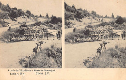 Belgique - Route De Souveigné (Liège) Attelage - Cliché J.V. - Ed. H.C.R. Série 5 N. 5 - Autres & Non Classés