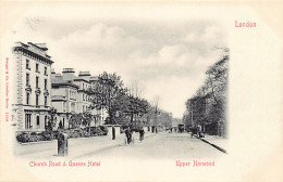 England - LONDON - UPPER NORWOOD - Church Road And Queens Hotel - Londres – Suburbios