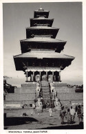 Nepal - BHAKTAPUR - Nyatapola Temple - REAL PHOTO - Nepal