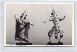 Thailand - The Prince & The Princess, Leading Characters In Thai Classical Dance Drama - REAL PHOTO (no Postcard Bak) -  - Tailandia