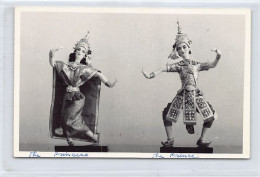 Thailand - The Prince & The Princess, Leading Characters In Thai Classical Dance Drama - REAL PHOTO (no Postcard Bak) -  - Thaïland