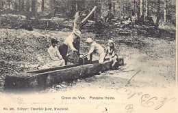 Suisse - Le Creux-du-Van (NE) Fontaine Froide - Ed. Timothée Jacot 406 - Autres & Non Classés