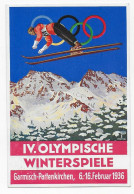 Winterspiele Olympiade 1936: Garmisch Partenkirchen - Cartas & Documentos