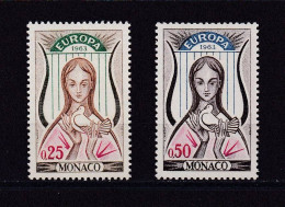 MONACO 1963 TIMBRE N°618/19 NEUF** EUROPA - Ungebraucht