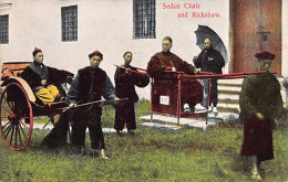 China - Sedan Chair And Rickshaw - Publ. M. Sternberg - Cina