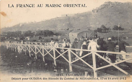 Maroc - TAOURIT - Départ Pour Oudjda Des Blessés Au Combat De Mahiridja, 17 & 18 Avril 1912 - Légion Etrangère - Ed. Bou - Andere & Zonder Classificatie