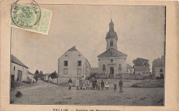 Belgique - TELLIN (Prov. Lux.) Église Et Presbytère - Tellin